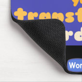 Tapis de souris : disposition adaptée (Coin)