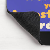 Tapis de souris : disposition adaptée (Coin)