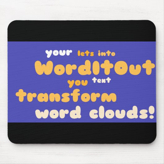 Tapis de souris : disposition adaptée (Devant)