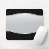 Tapis De Souris Disposition biseautée de chrome (Avec souris)