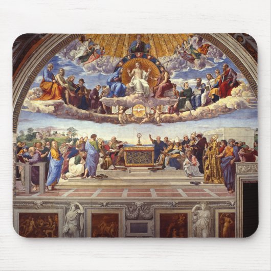 Tapis De Souris Disputation du Saint Sacrement par Raphael (Devant)