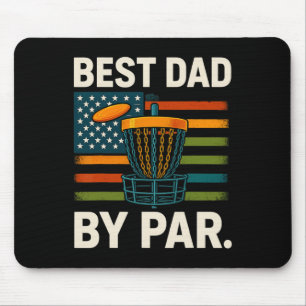 Tapis De Souris Disque de Disc Golf Drôle Meilleur Papa Par Camo D