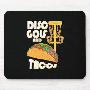 Tapis De Souris Disque Golf Et Tacos