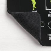 Tapis De Souris Disque Golf Que Je Fais Dans Mon Temps De Rechange (Coin)