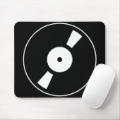 Tapis De Souris disque vinyle rétro (Avec souris)