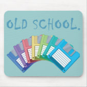 Tapis De Souris disquette ancienne école (Devant)