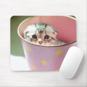 Tapis De Souris Dissimulation de chaton (Avec souris)