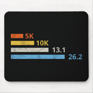 Tapis De Souris Distances de course I - 5K 10K 13,1 26,2 Marathoni