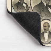Tapis de souris distingué d'hommes colorés (Coin)