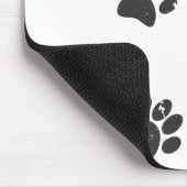 Tapis De Souris Distresse Chien Paw Traces (Coin)