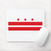 Tapis De Souris District de Columbia le drapeau Mousepad (Avec souris)