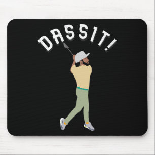 Tapis De Souris Dit ! Cadeau drôle de golf Manolo drôle de golf po
