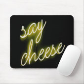 Tapis De Souris Dites feu de néon au fromage (Avec souris)