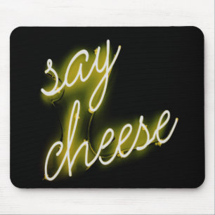 Tapis De Souris Dites feu de néon au fromage