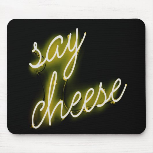 Tapis De Souris Dites feu de néon au fromage (Devant)