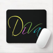 Tapis De Souris "Diva " (Avec souris)