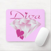 Tapis De Souris Diva (Avec souris)