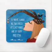 Tapis De Souris "Diva à deux visages" (Avec souris)