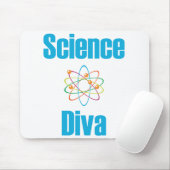 Tapis De Souris Diva atomique de la Science (Avec souris)