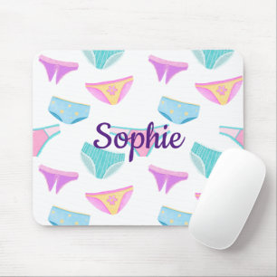 Tapis De Souris Diva Big Girl Name Panties Girly Glam