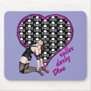Tapis De Souris diva de Derby de rouleau
