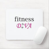 Tapis De Souris Diva de forme physique (Avec souris)