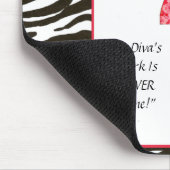 Tapis De Souris "Diva Domestique" - Le travail d'A Diva n'est jama (Coin)