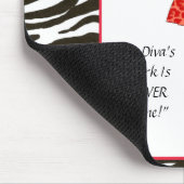 Tapis De Souris "Diva Domestique" - Le travail d'A Diva n'est jama (Coin)