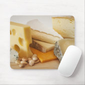 Tapis De Souris Divers fromages sur la planche à découper (Avec souris)