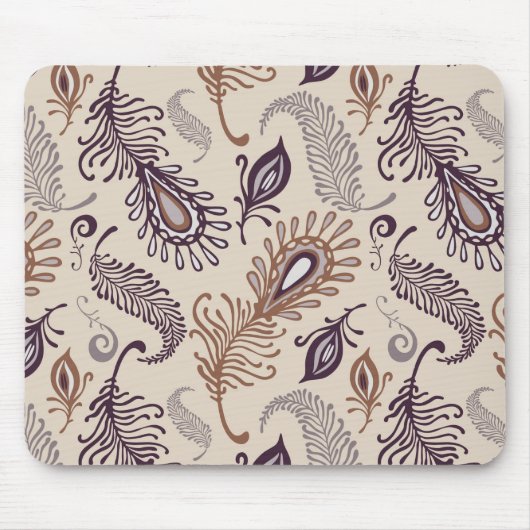 Tapis De Souris Divers motif de plume (Devant)