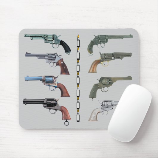 Tapis De Souris Divers. PISTOLETS (Avec souris)