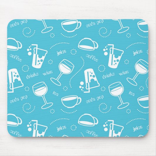 Tapis De Souris Diverses boissons (Devant)
