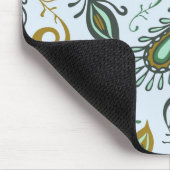 Tapis De Souris Diverses plumes colorées (Coin)