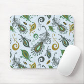 Tapis De Souris Diverses plumes colorées (Avec souris)