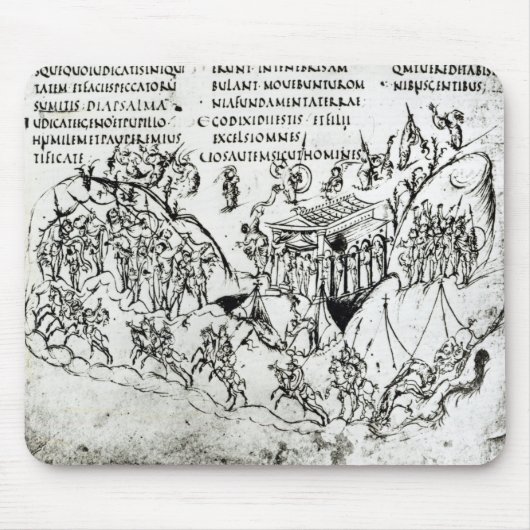 Tapis De Souris Diverses scènes illustrant un psaume 2 (Devant)