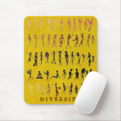 Tapis De Souris Diversité (Avec souris)