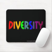 Tapis De Souris Diversité (arc-en-ciel) Mousepad (style (Avec souris)