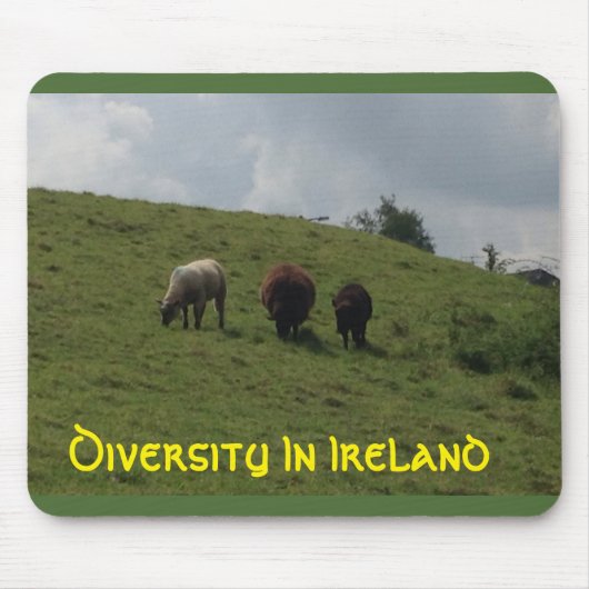 Tapis De Souris Diversité dans l'Irlandais de l'Irlande Mousepad (Devant)
