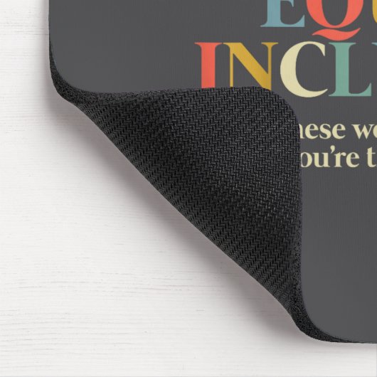 Tapis De Souris Diversity Equity Inclusion  (Coin)