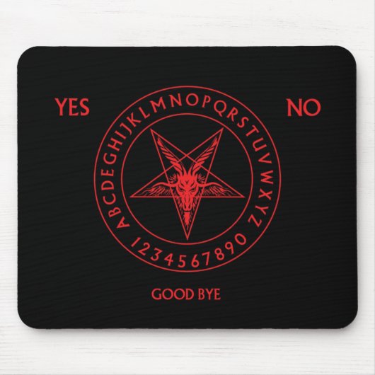 Tapis De Souris Divination satanique Mousepad (Devant)