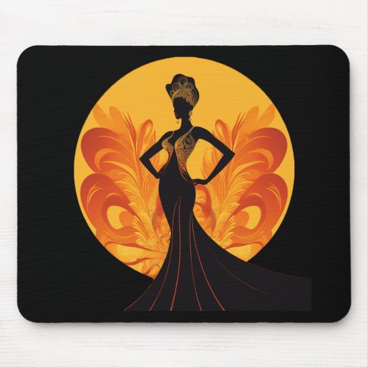 Tapis De Souris DIVINE FEMININE #4 Panier de souris (Devant)