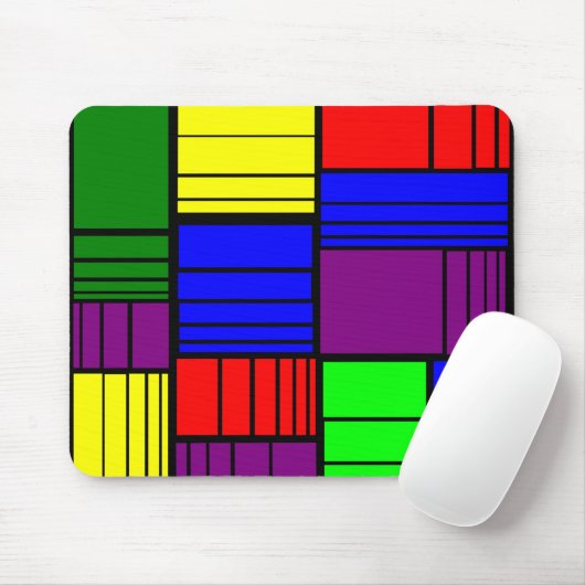 Tapis De Souris Diviser les rectangles (Avec souris)