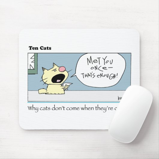 Tapis De Souris Dix Chats-c-harrop (Avec souris)