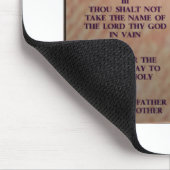 Tapis De Souris Dix commandements (Coin)