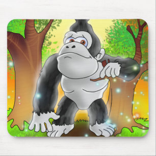 Tapis De Souris Dix petits monstres : Gary la souris Gorilla