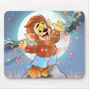 Tapis De Souris Dix petits monstres : Willie the Wolf Mouse Pad