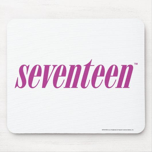 Tapis De Souris Dix-sept Logo-Pourpres (Devant)