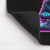 Tapis De Souris Dj House Chat Rainbow Dj Chat Kitty (Coin)