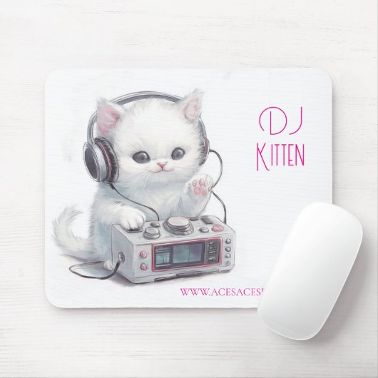 Tapis De Souris DJ Kitten (Avec souris)