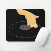Tapis De Souris DJ Scratch (Avec souris)